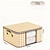 voordelige Kledingopslag-Zichtbare opbergdoos met grote capaciteit, verpakkingskubus voor kledingquilt, kledingkastorganizer voor speelgoedkast om te verplaatsen