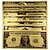 رخيصةأون الدمى-7 قطع من الأوراق النقدية الورقية المزيفة بالدولار الأمريكي المطلية بالذهب