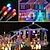 זול חוט נורות לד-1 יחידה, אורות חג המולד סולאריים בחוץ, 30/50/100/200/300/500/ 1000 נוריות סולאריות LED, אורות נצנצים חוטים ירוקים ב-8 מצבים, מגני חג עמיד למים, למסיבת חתונה בחצר עץ חג המולד