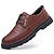 ieftine Oxfords Bărbați-Bărbați Oxfords Încălțăminte casual pentru bărbați Pantofi formali Pantofi rochie Plimbare Afacere Casual Zilnic Petrecere și seară PU Augmentare Înălțime Dantelat Negru Maro Primăvară Toamnă