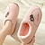 ieftine Flip-Flops de Damă-Pentru femei Papuci Pantofi Fuzzy Papuci de interior Casă Zilnic Interior Culoare solidă Căptușiți Iarnă Toc Drept Vârf rotund Pluș Casual Confortabili Bumbac Loafer Galben Roz Mov