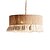 billige Øslys-bohemia kvast pendel 1 lys frynser lysekrone loftslampe håndlavet ,boho lys armatur bomuld frynser loftslampe 30/40cm bred farve creme hvid 110-240v