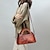 Χαμηλού Κόστους Τσάντακι &amp; Totes-γυναικεία τσάντα χιαστί τσάντα ώμου τσάντα θόλο ζωγραφισμένη στο χέρι δερμάτινο σκάλισμα με γνήσιο δέρμα εξωτερικού χώρου καθημερινό φερμουάρ διακοπών λουλούδι ανάγλυφο μεγάλης χωρητικότητας αδιάβροχο