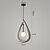 abordables Éclairages pour îlot-Lampe à suspension LED Lampe suspendue en polystyrène 33 cm Loft Hauteur réglable Plafond Lampe suspendue Chambre Bar Café Bureau Table Lampes suspendues 110-240 V