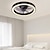 ieftine Lumini Reglabile-ventilator de tavan cu lumina reglabil 50cm 6 viteze vant ventilator de tavan modern pentru dormitor, living app &amp; telecomanda 110-240v