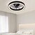 economico Lampade da soffitto con dimmer-ventilatore da soffitto con luce regolabile 50 cm 6 velocità del vento ventilatore da soffitto moderno per camera da letto, soggiorno ca &amp; telecomando 110-240v