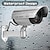 olcso Kültéri IP hálózati kamerák-fitnate hamis kamera álkamera CCTV megfigyelő rendszer led piros villogó fénnyel 1 biztonsági figyelmeztető matricával hamis biztonsági kamera kültéri használatra &amp; beltéri használat