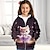 olcso 3D-s lány felsőruházat-Lány 3D Cica Kapucnis felsőrész Kabát Ruházat Hosszú ujj 3D nyomtatás Ősz Tél Aktív Divat aranyos stílus Poliészter Gyerekek 3-12 év Szabadtéri Hétköznapi Napi Normál