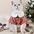 voordelige Jurken-Honden Katten Jurken Modieus leuke Style Winter Zacht Wasbaar Comfortabel Kerstmis Buiten Halloween Casual / Dagelijks Hondenkleding for Bichon Frise Poedel pomeranian kleine huisdieren Vlinder