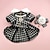 preiswerte Kleider-Hund Katze Kleid Mode Niedlich Winter Weich Waschbar Bequem Outdoor Party Hundebekleidung for Bichon Frise Pudel Zwergspitz Baby Haustier Papillon