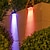 זול נורות קיר חוץ-1 pc 1 W תאורת קירות חוץ נורות סולריות לד מונע בחשמל סולרי עמיד במים דקורטיבי לבן חם לבן שינוי צבע 5.5 V תאורת חוץ חָצֵר גן 1/2/3 LED חרוזים חג מולד לשנה החדשה