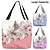 preiswerte Grafische Drucksäcke-Damen Stoffbeutel Schultertasche Leinentragetasche Polyester Outdoor Einkauf Täglich Bedruckt Hohe Kapazität Klappbar Leichtgewichtig Katze Blume Rosa Blau Violett