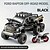 cheap RC Vehicles-Kids&#039; Alloy Off-Road Vehicle 6 Doors Open Pull-Back &amp; Slide Realistic Sound &amp; Light Effects Wheel Shock Absorption! Halloween And Festival Gift