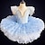 cheap Kids&#039; Dancewear-Kids&#039; Dancewear Ballet Dance Costumes Dress Pearls Splicing Paillette Girls&#039; Performance Party Short Sleeve Spandex