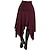 voordelige Bodems-Punk &amp; Gothic Steampunk Asymmetrisch Rok Kostuum Dames Carnaval Club Feest Casual / Dagelijks Volwassenen Rok