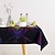 abordables Nappes-Nappe de table rectangulaire, lavable, résistante aux plis, pour réunion de famille, table à manger