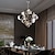 cheap Unique Chandeliers-LED Chandeliers 9/18/19 Heads Cluster Design 60/80/100cm Balloon Design Chandeliers for Dining Room Bedroom Pendant Lamps 110-240V