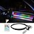 cheap Car Interior Ambient Lights-StarFire Rainbow Symphony Car Ambient Lighting Kit RGB LED Strip Light Fiber Optic Interior Atmosphere Lamp APP Remote Control