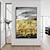 billige Abstrakte malerier-Hang malte oljemaleri Håndmalte Lodrett Abstrakt Landskap Moderne Valset lerret (uten ramme)
