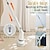 cheap Kitchen Cleaning-Electric Rotary Scrubber Cleaning Brush, Long Handle Shower Scrubber, Bathtub Tile Scrubber With 6 Replaceable Brush Heads, 90-120 Minute Running Time Full Floor Bathroom Scrubber