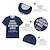 cheap Men&#039;s 3D Tee-Republican And Male T shirt Tee Graphic Letter Crew Neck Clothing Apparel 3D Print Outdoor Daily Short Sleeve Print Fashion Designer Vintage Dark Blue