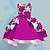 tanie dziewczęce sukienki 3d-Dziewczyny &#039; 3D Kwiaty Sukienka na imprezę Bez rękawów Druk 3D Lato Wiosna Jesień Impreza Specjalne okazje Urodziny Elegancja Księżniczka Piękny Dzieci 3-12 lat Sukienka na imprezę Sukienka
