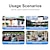 cheap Outdoor IP Network Cameras-2MP Dual Lens Security WIFI Camera Outdoor V380 Pro Smart Home Waterproof Wireless Speed Dome CCTV Camera Auto Tracking