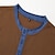 billige Men&#039;s Tees-Herre Vaffel Henley skjorte T-Shirts Ternet Henley udendørs Afslappet Kortærmet Knap Tøj Mode Designer Bekvem