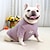 tanie Ubrania dla psów-Koszulka dla psa super elastyczna dolna część kolorowych pasków jesienno-zimowa szczotkowana, pogrubiona tkanina elastyczne paski kontrolujące wagę ubranko dla psa