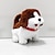 お買い得  アイデアおもちゃ-インタラクティブな子犬のぬいぐるみ - 電気シミュレーション 動物のぬいぐるみ ペットの犬 跳ねて音を出す小さな白いウサギ しっぽを振るかわいいペットのテディベア犬 ハスキー