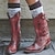 Χαμηλού Κόστους Καουμπόη και δυτικές μπότες-Γυναικεία Μπότες Μπότες καουμπόι δυτικές Μεγάλα Μεγέθη ΕΞΩΤΕΡΙΚΟΥ ΧΩΡΟΥ Δουλειά Καθημερινά Μπότες Mid Calf Χειμώνας Καρφιά Κορδόνια Αποκλείστε τη φτέρνα Κοντόχοντρο Τακούνι Μυτερή Μύτη