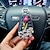 levne Organizéry do auta-1ks luxusní květinový držák na klíče do auta úložné pouzdro křišťálové klíčenky kryt na klíče taška na klíče