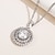 cheap Necklaces-Choker Necklace Rhinestone Copper Rhinestones Women&#039;s Elegant Vintage Fashion Geometrical Round Necklace For Wedding Valentine&#039;s Day Daily
