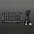abordables Teclados-Teclado inalámbrico mini teclado silencioso batería de litio recargable teclado BT para tableta y teléfono
