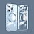 abordables Carcasas iPhone-Funda de carga inalámbrica magnética magsafe para iphone 15 14 plus 13 12 11 pro max cubierta protectora de lente de silicona transparente de lujo
