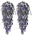 cheap Artificial Flower-2pcs Fake Hanging Flower, Artificial Lavender Bouquet Vine Hanging Plants Fake Ivy Vine Leaves For Patio Home Bedroom Wedding Indoor Outdoor Wall Decor, Home Decor, Aesthetic Room Decor