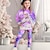 voordelige 3D-sets voor meisjes-Voor meisjes 3D Eenhoorn Sweatshirt en legging Set Roze Lange mouw 3D-afdrukken Herfst Winter Actief Modieus Dagelijks Polyester Kinderen 3-12 jaar Strakke ronde hals Buiten Afspraakje Vakantie
