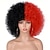 tanie Peruki najwyższej jakości-krótkie afro peruki z kręconymi włosami dla kobiet syntetyczne puszyste i miękkie włosy peruki naturalnie wyglądające peruki z kręconymi włosami afro na codzienną imprezę cosplay halloween