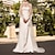 cheap Bridal Wraps-Shawls Women&#039;s Wrap Bridal&#039;s Wraps Elegant Bridal Long Sleeve Tulle Wedding Wraps With Lace For Wedding Spring &amp; Summer