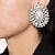 Χαμηλού Κόστους Σκουλαρίκια-Γυναικεία Διάφανο Λευκό Κουμπωτά Σκουλαρίκια Πολυτελή Κοσμήματα Κλασσικό Πολύτιμος Στυλάτο Μοντέρνο Σκουλαρίκια Κοσμήματα Ασημί / Χρυσό Για Πάρτι Δώρο 1 ζευγάρι
