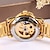 cheap Mechanical Watches-Winner Ladies Heart Display Women Luxury Gold Simple Skeleton Transparent Case Automatic Mechanical Watches