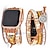 baratos Pulseiras de Apple Watch-Corda trançada artesanal Compatível com Pulseira Apple Watch Feminino Multicamadas Com Miçangas Contas pulseira de substituição para 38mm 40mm 41mm 42mm 44mm 45mm 49mm iwatch Series Ultra 8 7 6 SE 5