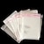 cheap Arts, Crafts &amp; Sewing-100pcs Transparent Cellophane Plastic Bags OPP Case with Adhesive Closure