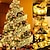 Недорогие LED ленты-Рождественская елка, ленточные огни, светодиодные феи, рождественские украшения, 2 м, 3 м, украшения для дома, сделай сам, банты, светящиеся струны, навидад, новый год