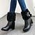 Χαμηλού Κόστους Χερευτές και χειμερινές μπότες-Γυναικεία Μπότες Μπότες πλατφόρμας Μεγάλα Μεγέθη Παπούτσια άνεσης Πάρτι Καθημερινά Συμπαγές Χρώμα Fleece Lined Μποτάκια μποτάκια Χειμώνας Τεχνητό διαμάντι Φιόγκος Κρυφό τακούνι Μυτερή Μύτη