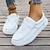 cheap Women&#039;s Sneakers-Women&#039;s Sneakers Plus Size Canvas Shoes Comfort Shoes Outdoor Daily Solid Color Summer Flat Heel Round Toe Fashion Sporty Casual Walking Canvas Lace-up Black White Blue