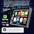 economico Kit vivavoce bluetooth per auto-schermo universale da 7 pollici per autoradio lettore video wifi multimediale schermo carplay wireless per Apple o Android