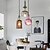 abordables Éclairages pour îlot-simplicité lampe à suspension en verre clair design nordique moderne restaurant droplight décor à la maison e27 lampe suspendue au plafond pour café loft dessert boutique bar 110-240v