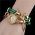 cheap Quartz Watches-5pcs/set Women&#039;s Watch Cute Bow Flower Quartz Bracelet Watch Elegant Rhinestone Analog Wrist Watch &amp; Jewelry Set Gift For Mom Her