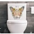 tanie Naklejki ścienne z dekoracjami-naklejka motylowa ciepła naklejka do sypialni naklejka na okno dekoracja ścienna w tle naklejka na toaletę płytka naklejka na toaletę świąteczna naklejka dekoracyjna